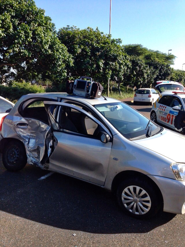 KZN Glen Anil road crash leaves four people injured