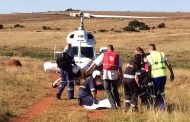 13 Year old evacuated after motorbike crash on farm at Heidelberg