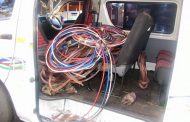 Copper cable thieves arrested in vehicle search near Klerksdorp