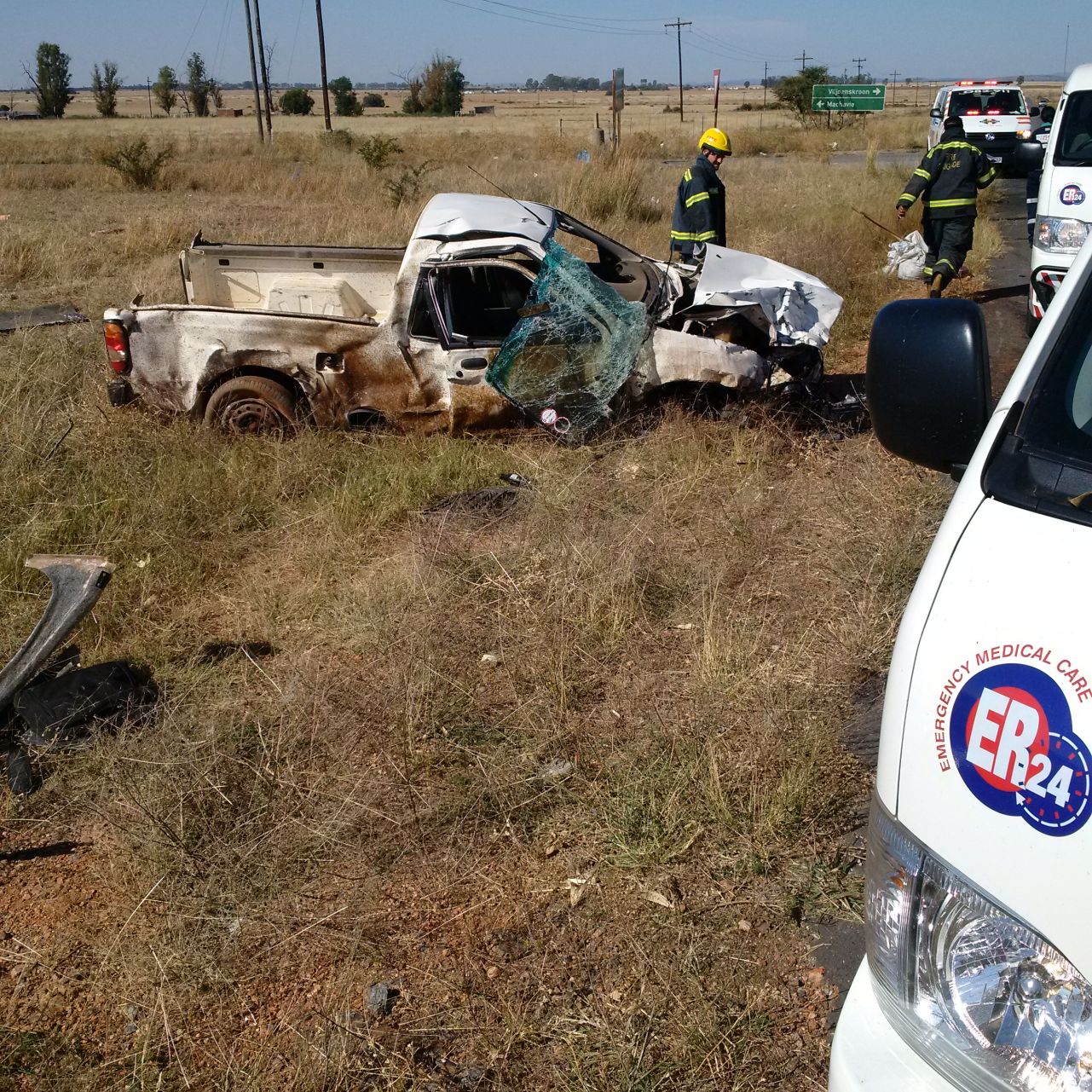 One dead, one injured in collision at New Machavie Mooibank Road near Potchefstroom