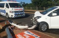 High speed collision on Umhlanga rocks drive