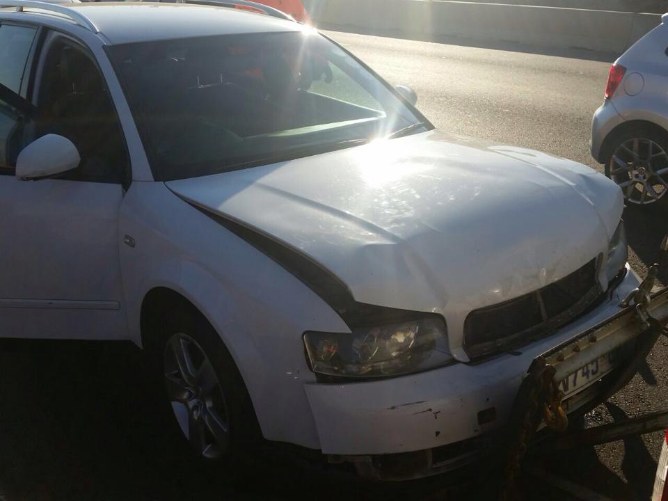 Rear-end collision on M1 South near Grayston