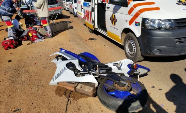 Pretoria accident leaves motorcyclist injured