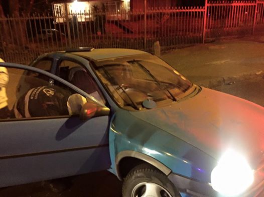 Single vehicle crash in Albrecht Street in Bloemfontein late yesterday evening