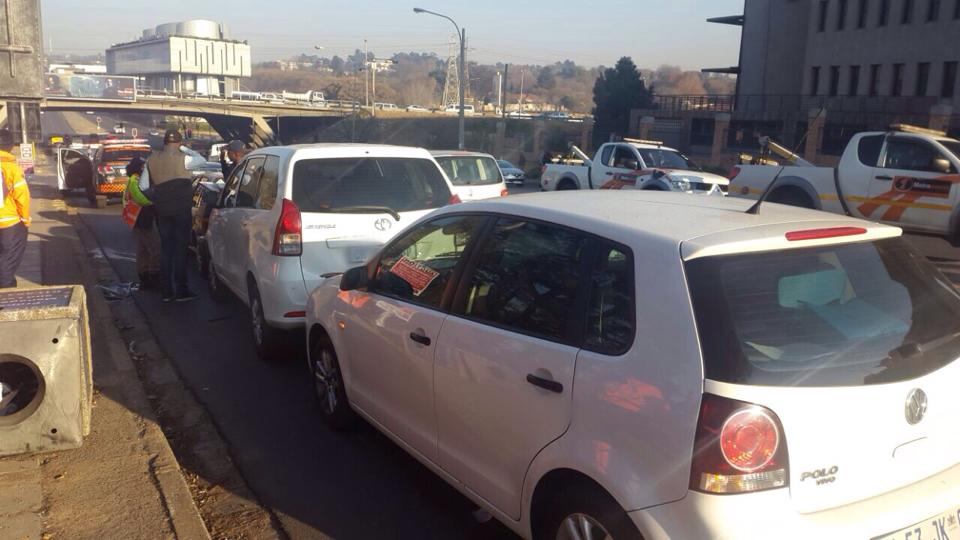 Four vehicle collision on Corlett drive leaves one injured