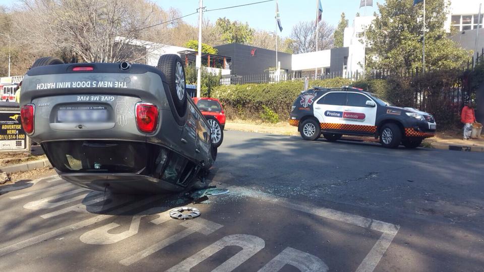 Collision at intersection of Lower Park Drive and Kerry Road in Parkview