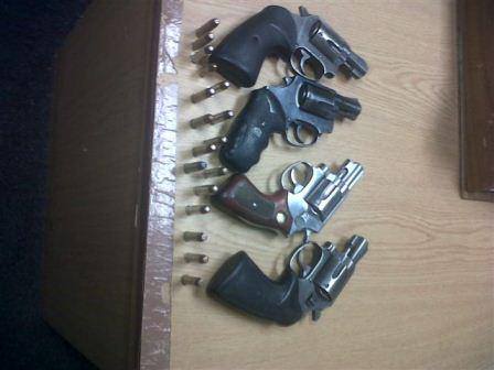 Two suspects arrested for possession of unlicensed firearms at Ulundi