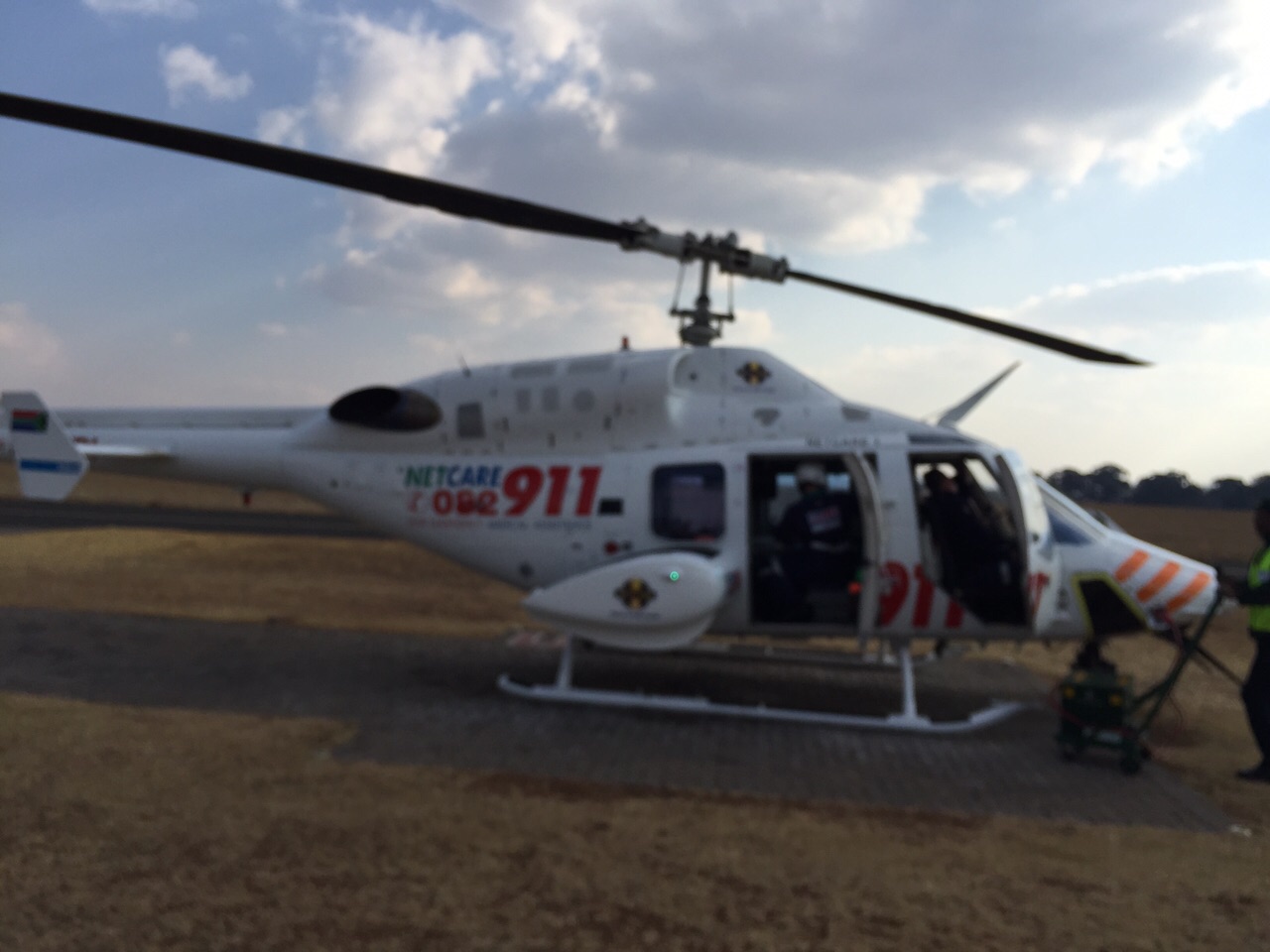 Kempton Park crash leaves motorcyclist critical