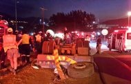 Two dead, two injured when truck overturns