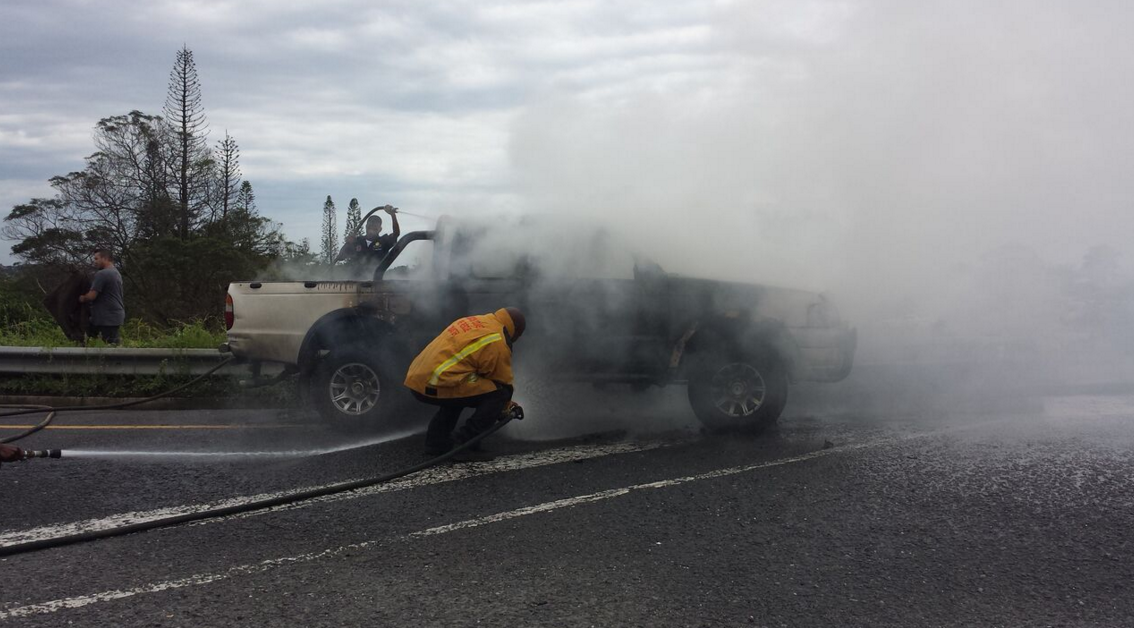 Vehicle catches alight near Port Shepstone