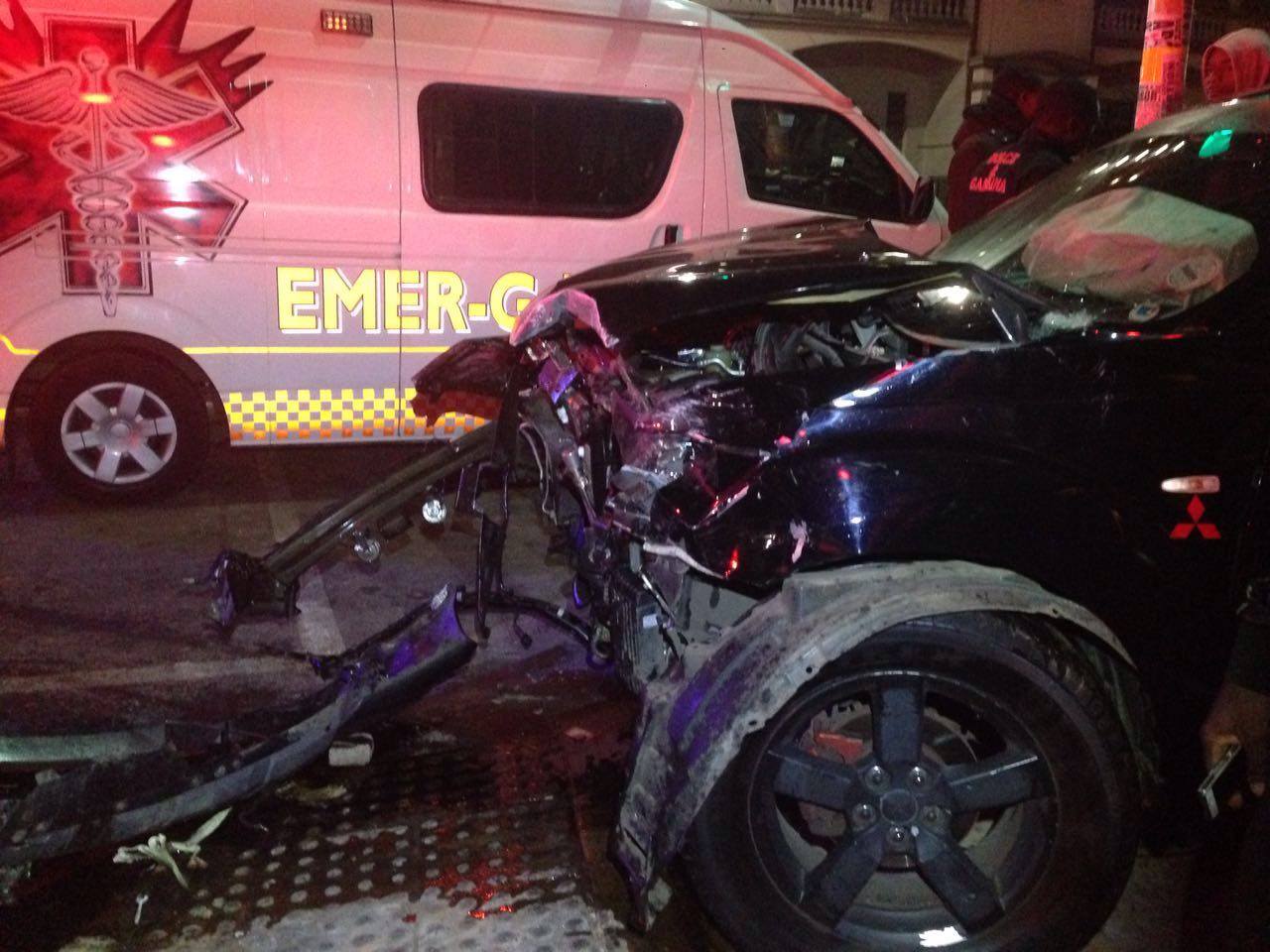 Traffic light violation by driver blamed for serious crash in JHB CBD