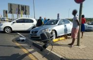 Two injured in collision on the N1 Malibongwe bridge in Strydom Park.