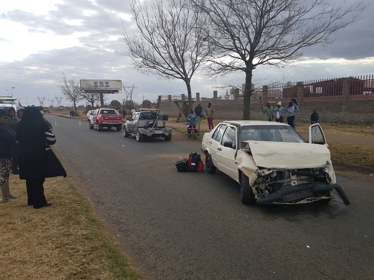 Six injured after three-vehicle collision, Vanderbijlpark