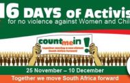 16 Days of Activism for No Violence Against Women and Children