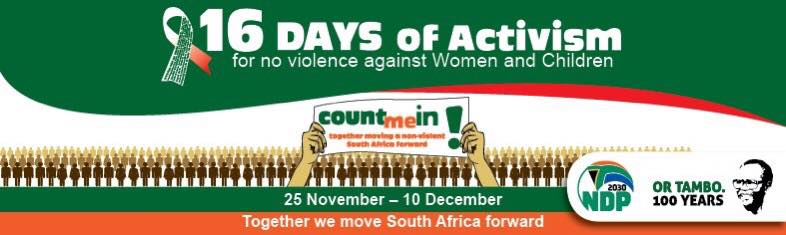 16 Days of Activism for No Violence Against Women and Children