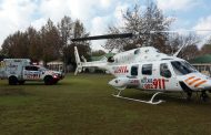 Man airlifted after falling off a ladder in an industrial plant in Vanderbijlpark.