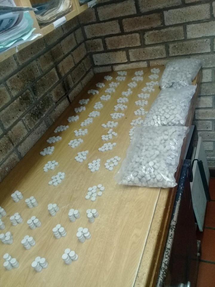 A 29-year-old male arrested with 4000 Mandrax tablets in the Eastern Cape