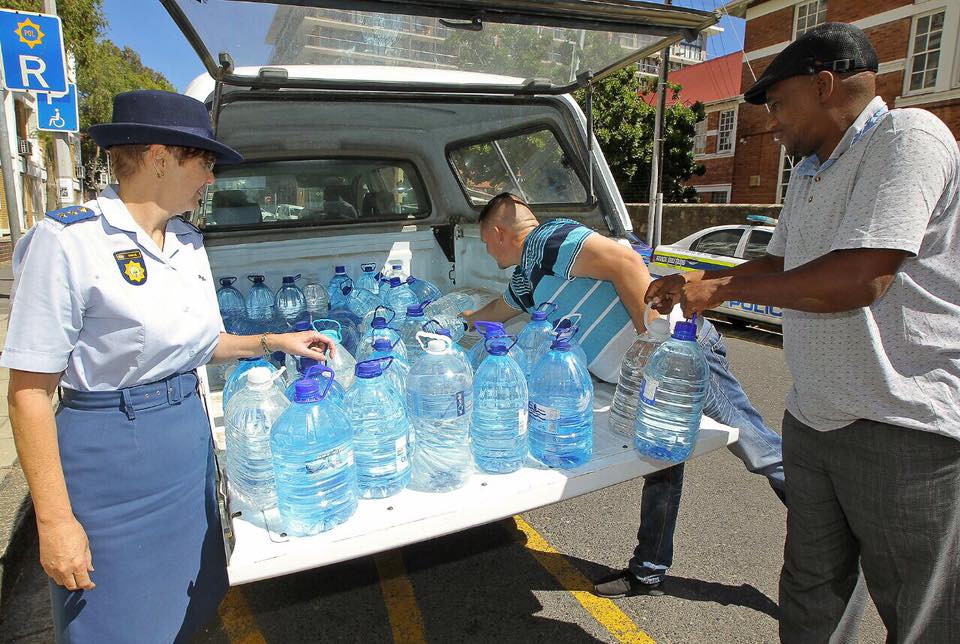 Water donation from Corporate Communication Kimberley