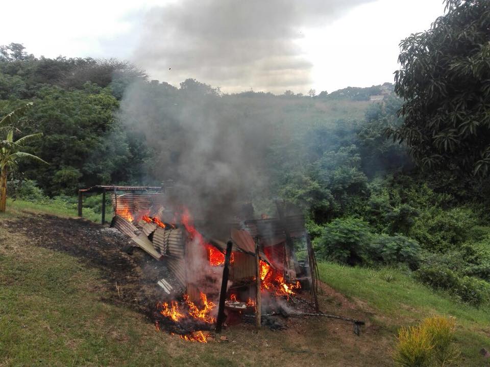 House on Fire in Verulam, KZN