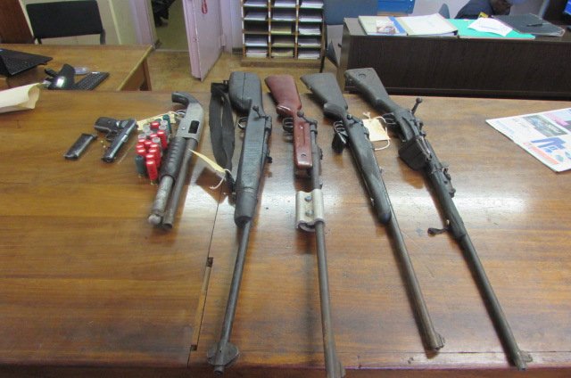 Two suspects arrested with six illegal firearms in the Mvoti area