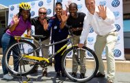 Blue Bikes handed over as part of Volkswagen's mobility programme in the Eastern Cape