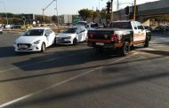 Collision at intersection in Pretoria