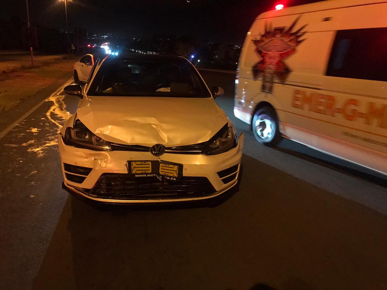 Two injured in Fourways collision