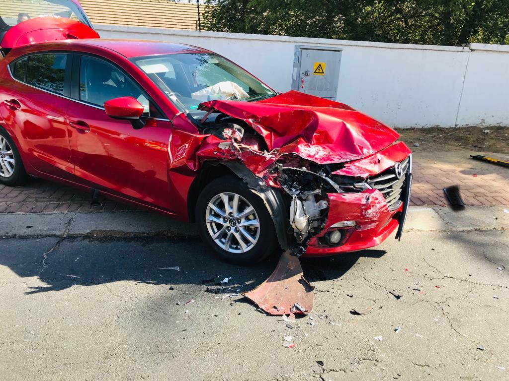 Collision involving four vehicles in Randburg