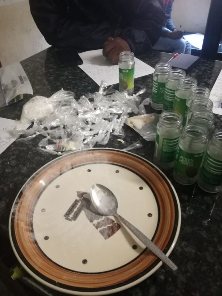 Suspected drug dealer bust at an apartment on Mahatma Gandhi Road