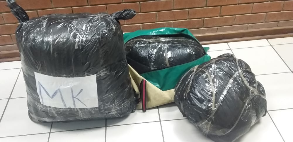 R90 600 worth of cannabis and a sheep carcass confiscated at a roadblock