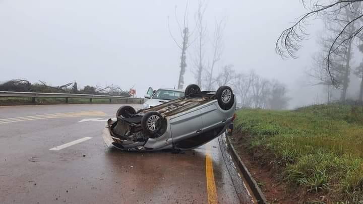 Motorists advised to slow down on wet roads