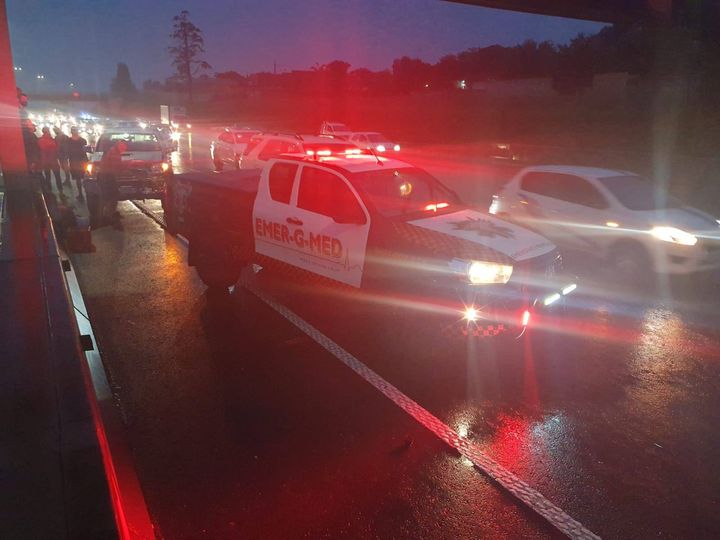 One person injured as several vehicles collide on the N3 South, Malvern