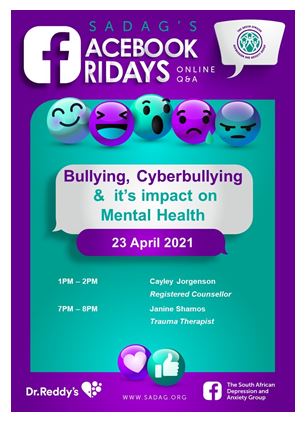 Online Chat about Bullying, Cyberbullying and it's impact on Mental Health