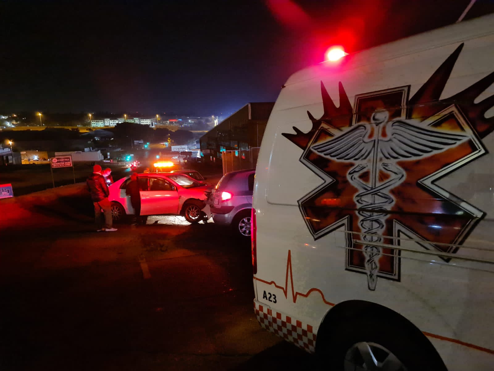 One injured in a collision in Randburg