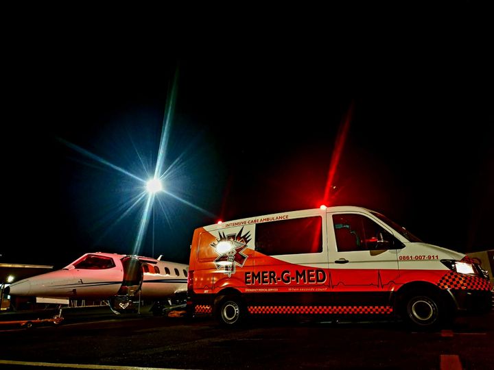 Emer-G-Med were activated for a critical care transfer of an international patient in Lanseria