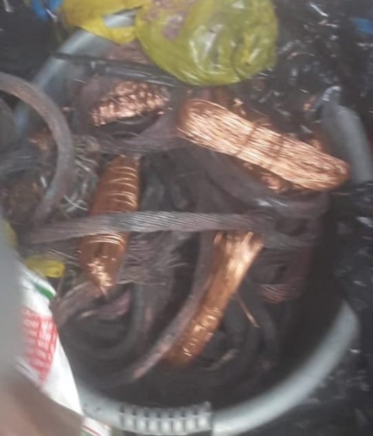 Police in Gauteng leads a multi-disciplinary team during an operation and recovers copper cables worth approximately R30 000-00