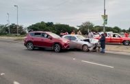 One person injured in a collision at the B10 intersection, John Ross Highway