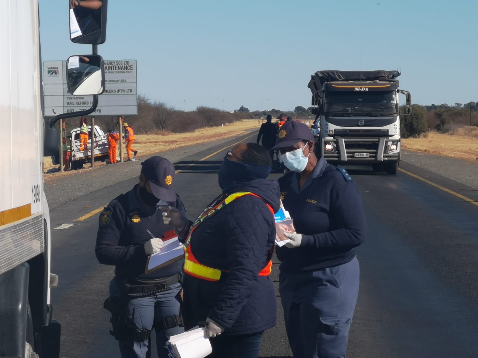 Mpumalanga Provincial Commissioner to ascertain the safety of the community and travellers through roadblock visits