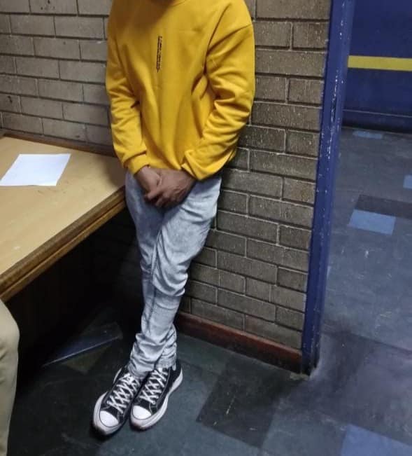 Male suspect arrested in possession of stolen property in Johannesburg CBD