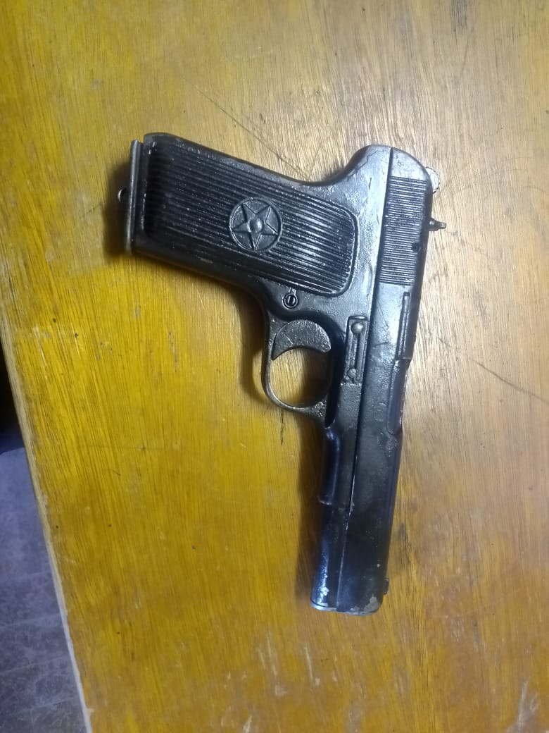 Suspect arrested for possession of unlicensed firearm and ammunition