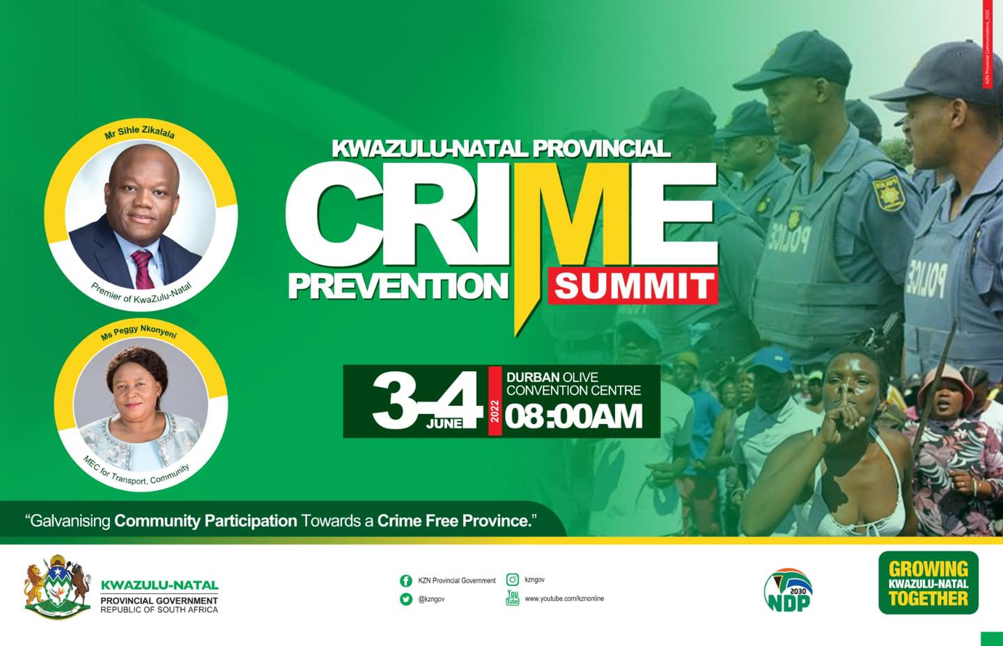 KwaZulu-Natal Crime Summit to address rampant crime in the Province