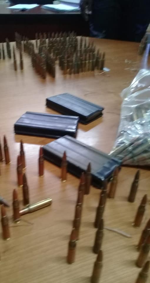 Ammunition recovered by JMPD officers