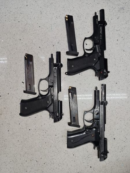 Two alleged hijackers arrested in possession of hijacked vehicle and three toy guns