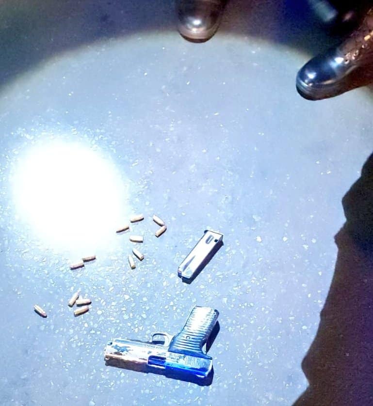 Man arrested for possession of an unlicensed firearm at Plein & King George streets, Joburg.