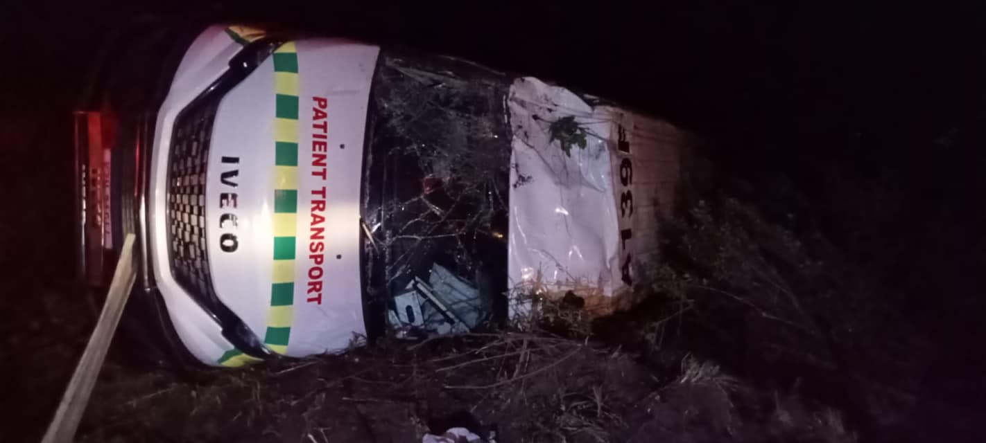 Ambulance Overturns: R102 Tongaat - KZN