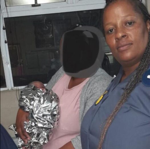 Officers at SAPS New Brighton helped a woman (25) give birth to a healthy baby boy