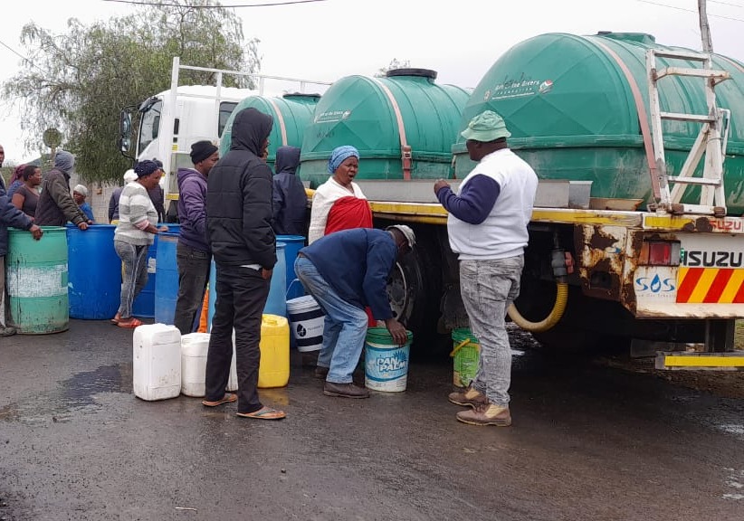 Gift Of The Givers helped a community that had been deprived of water for over three months in the Eastern Cape