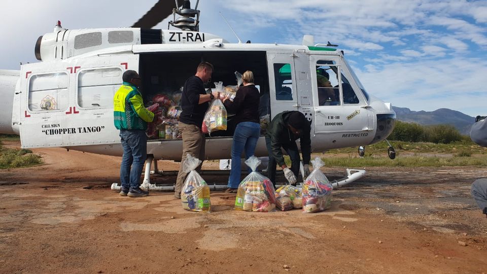 Much-needed food delivered to areas in the Cederberg