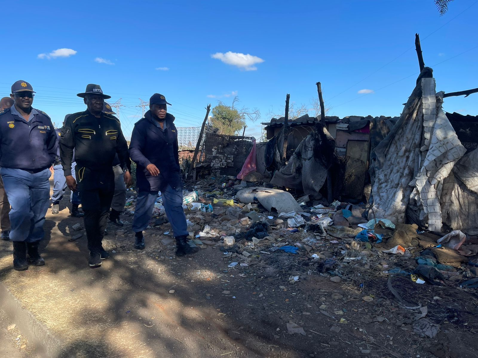 Illegal mining in the Riverlea area in Johannesburg