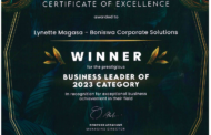 Lynette Magasa wins African Awards first ever Business Leader category